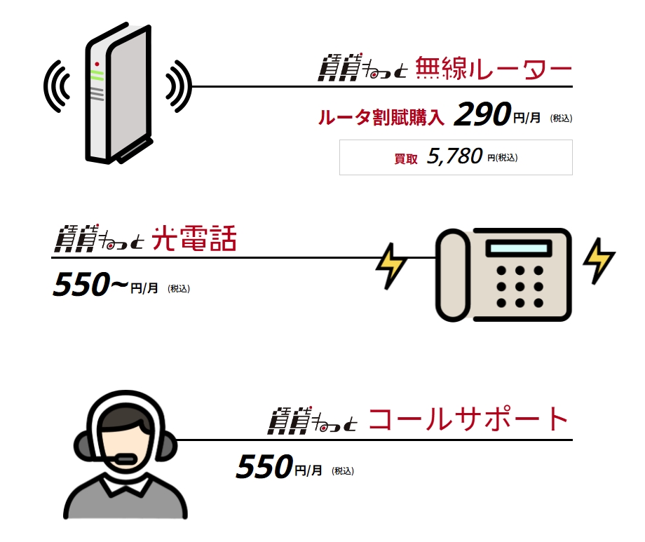 賃貸ねっと オプション